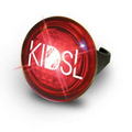 Red Round Light Up Ring w/ LED Light